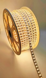 Tira de LED de alto voltaje de 110V/220V, controlador de CA IP65, 180 LED por metro, tiras de luz SMD 2835